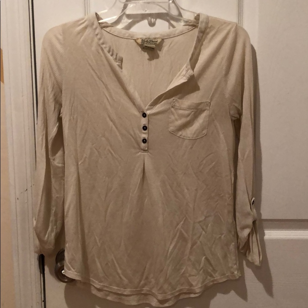 Cream blouse